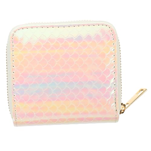 Homoyoyo Kompakte Pu Geldbörse Im Meerjungfrau-Design Multifunktionales Kartenetui Mit Reißverschluss Praktische Und Stilvolle Brieftasche Für Damen Für Kreditkarten Und Münzen Für von Homoyoyo