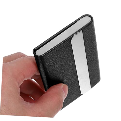 Homoyoyo Kompakter Visitenkartenhalter aus und PU Kartenetui mit Magnetischem Verschluss für Kreditkarten und Namenskarten für Geschäftsmeetings und Networking von Homoyoyo