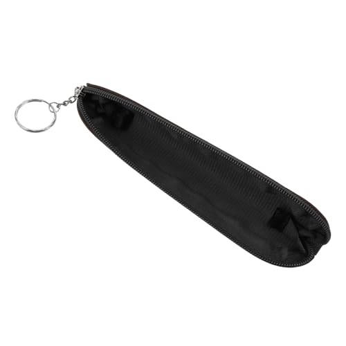 Homoyoyo Kompaktes Pu Leder Federmäppchen mit Reißverschluss Schlankes Stifteetui mit Innenfach Robust Leicht und Stilvoll als Kleiner Stiftetui Organizer für Unterwegs von Homoyoyo