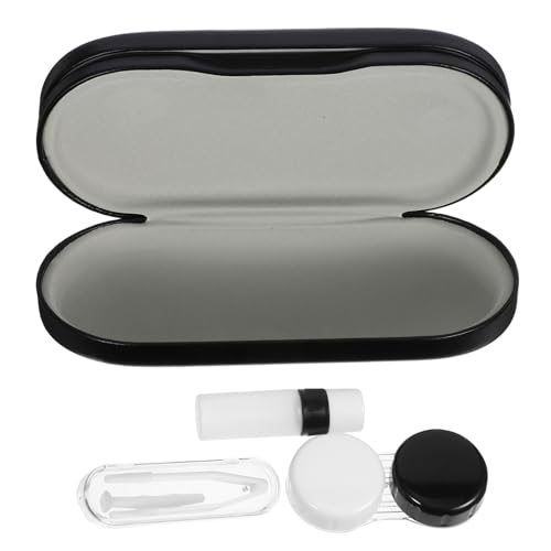 Homoyoyo Kontaktlinsen Aufbewahrungsbox Lagig aus Auslaufsicherer Tragbarer Behälter für Kontaktlinsen und Brillen Kleines Organizer Etui Multifunktional für Reisen und Alltag von Homoyoyo