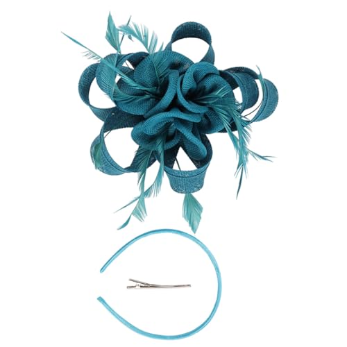 Homoyoyo Kopfbedeckung Für Frauen Eleganter Fascinator Haarreif Im Vintage-stil Für Hochzeiten Teepartys Und Pferderennen Leicht Und Vielseitig Einsetzbar von Homoyoyo