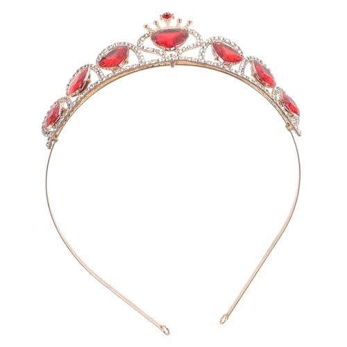 Homoyoyo Kopfschmuck Haarschmuck Kristall Krone Mit Herz Und Krone Für Damen Hochzeit Jubiläum Kostümparty Strass Kopfbedeckung Schmuck Für Besondere Anlässe von Homoyoyo