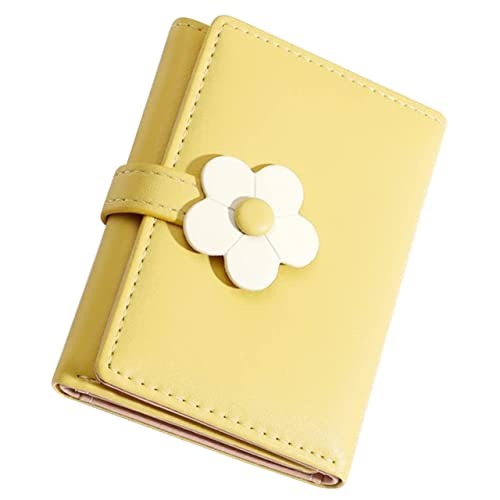 Homoyoyo Koreanische Geldbörse Für Mädchen Niedliche Pu Geldtasche Im Floralen Design Kompakte Dreifach-geldbörse Für Karten Und Münzen Für Schule Und Alltag von Homoyoyo