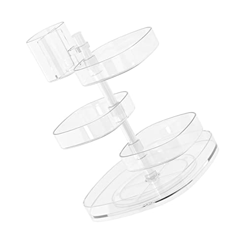 Homoyoyo Kosmetikbox Drehbar Organizer Für Schminktablett Mit Rotation Aufbewahrungsbox Mit Fach Für Parfüm-organizer Und Make-up-halter Für Zuhause Homoyoyo Kosmetikbox Drehbar Organizer Für Schminktablett Mit Rotation Aufbewahrungsbox Mit Fach Für Parfüm-organizer Und Make-up-halter Für Zuhause von Homoyoyo