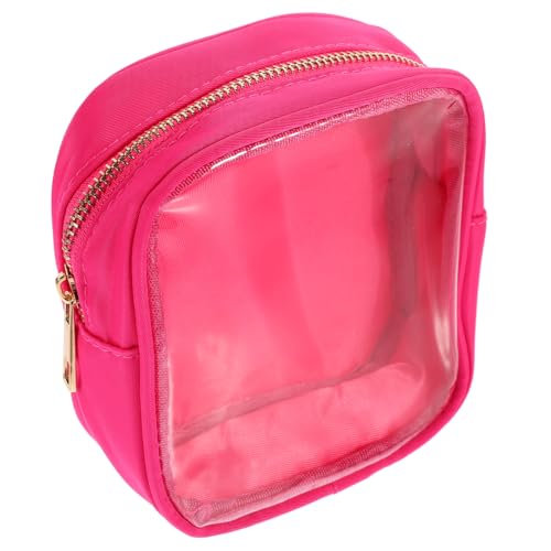Homoyoyo Kosmetiktasche Damen Tragbare Durchsichtige Make Up Tasche mit Reißverschluss für Reisen Gym und Zuhause aus Robustem PVC von Homoyoyo