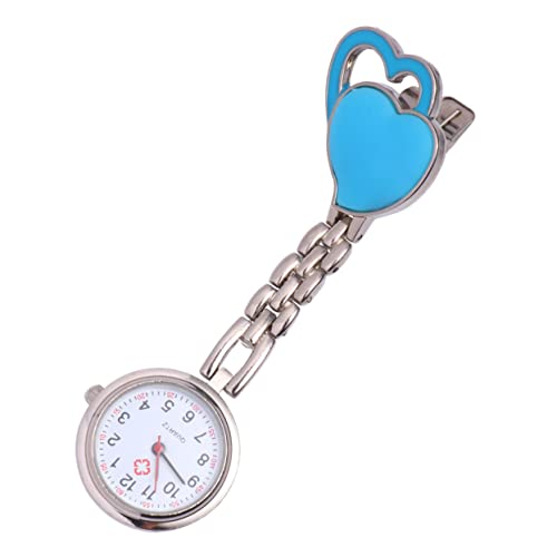 Homoyoyo Herzförmige Taschenuhr Hängende Uhr Langlebigem Material Kreative Uhr für Dekoration für Frauen von Homoyoyo