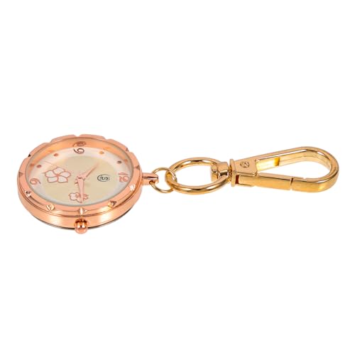 Homoyoyo Clip-Uhr Mit Schlüsselschnalle Taschenuhr Mit Schnalle Brustuhr Krankenschwester-taschenuhr Präzisionswerk Leicht Robust Für Medizinische Fachkräfte von Homoyoyo