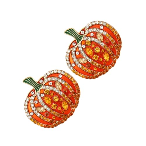 Homoyoyo Pumpkin Ohrstecker Halloween Ohrringe Ohrschmuck Für Frauen Und Mädchen Kürbisohrringe Aus Hochwertiger Legierung Für Halloween-partys Und Cosplay von Homoyoyo