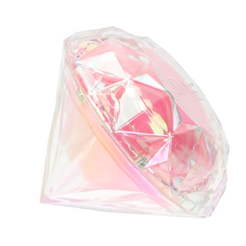 Homoyoyo Kreativer Tragbarer Magnetischer Transparenter Diamantförmiger Makeup Pinsel für Kosmetikwerkzeug für Foundation Blush Lidschatten und Mehr von Homoyoyo