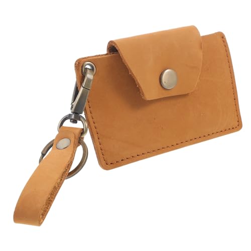 Homoyoyo Kreditkartenetui Aus Hochwertigem Rindsleder Handgefertigter Kompakter Kartenhalter Mit Vielseitigen Aufbewahrungsmöglichkeiten Für Kreditkarten Und Buskarten Für Unterwegs von Homoyoyo