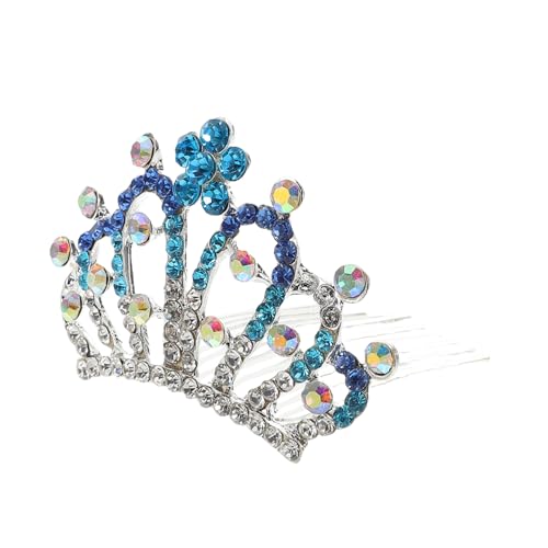 Homoyoyo Kristall Tiara Kopfband mit Kämmen Farbverlauf Strahlende Strasskrone für Damen und Mädchen Leichtes Haarschmuck Accessoire für Hochzeit Geburtstag Party und Festliche Anlässe von Homoyoyo