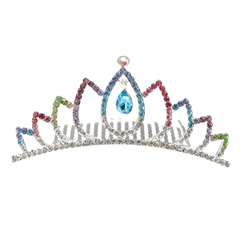 Homoyoyo Kristallbesetzter Braut Haarkamm aus Langlebiger Legierung Eleganter Damen Tiara Clip für Hochzeit Party und Festliche Anlässe Modischer Kopfputz als Stilvolles von Homoyoyo