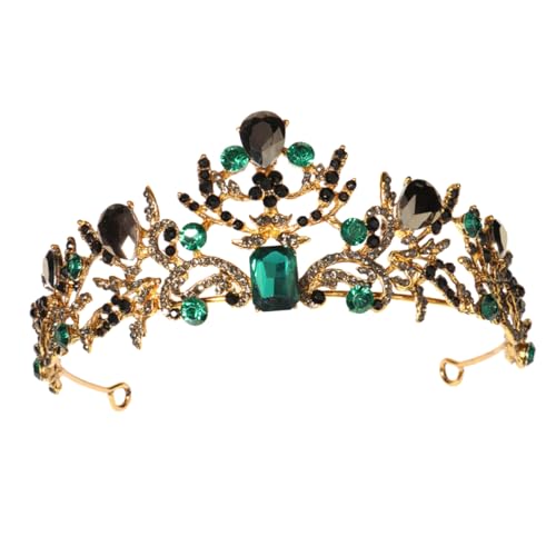 Homoyoyo Kristallkrone Tiara Braut Haarschmuck mit Funkelnden Wassersteinen Modisches Kopfdekor für Hochzeit Party Bankett und Festliche Anlässe Stilvolles Accessoire für Damen von Homoyoyo