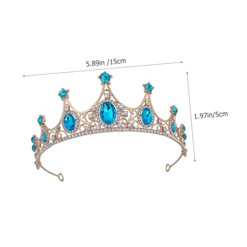 Homoyoyo Kristallrhinestone Krone Geburtstags Tiara für Mädchen Vintage Braut Haarschmuck Hochzeit Kommunion Festlich Elegant von Homoyoyo
