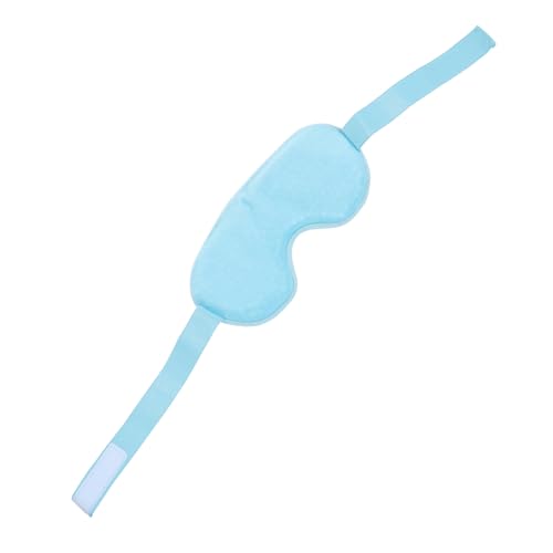 Homoyoyo Kühlende Gel Augenmaske mit Elastischem Band Wiederverwendbarer Kalt und Warmkompresse Patch Entspannende Schlafhilfe gegen Augenringe und Kopfschmerzen Atmungsaktiv Himmelblau von Homoyoyo