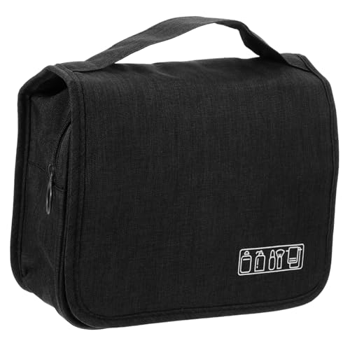 Homoyoyo Kulturbeutel Hängend Großer Kosmetiktasche für Reisen Faltbare Toilettentasche für Damen und Herren Mehrzweck Schwarz Homoyoyo Kulturbeutel Hängend Großer Kosmetiktasche für Reisen Faltbare Toilettentasche für Damen und Herren Mehrzweck Schwarz von Homoyoyo