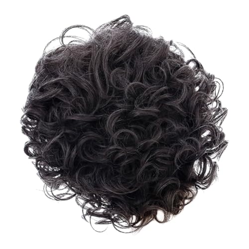 Homoyoyo Kurzfluffy Damen Perücke Synthetikfaser Verstellbar Modisch Für Party Cosplay Karneval Alltag von Homoyoyo