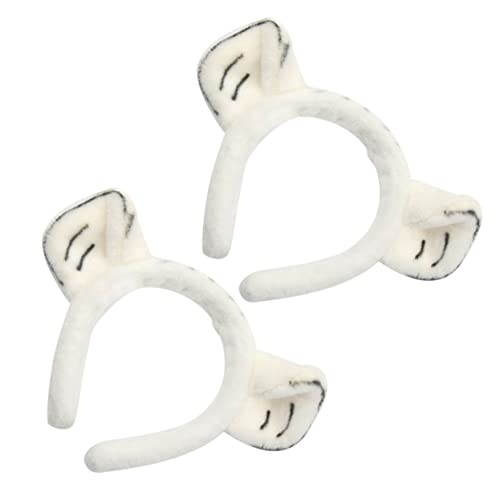 Homoyoyo Kuscheliges Tier Haarband für Damen Teiliges mit Plüsch Ohrdesign für Partys Alltag und Lässige Anlässe Elastisch und Angenehm zu Tragen von Homoyoyo