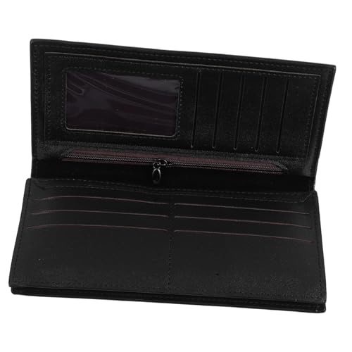 Homoyoyo Langes Herrenbrieftasche Aus Hochwertigem Pu-Material Mit Reißverschlussdesign Für Geld Und Kreditkarten Praktische Aufbewahrungsfunktion von Homoyoyo