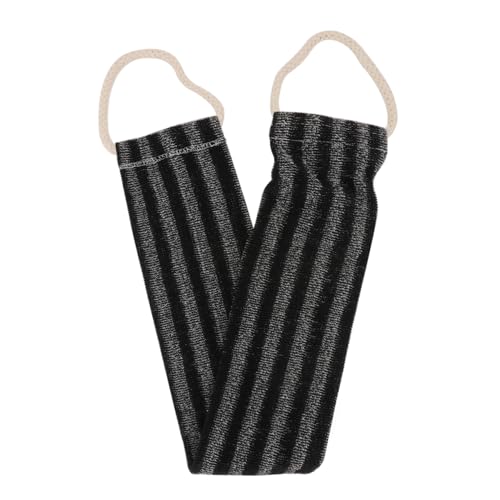 Homoyoyo Langer Dusch-handtuch Für Effektive Körperreinigung Weiches Pp-seide Für Sanftes Peeling Für Bad Und Alltag Geeignet Für Rücken Gliedmaßen Und Beine Schwarz von Homoyoyo