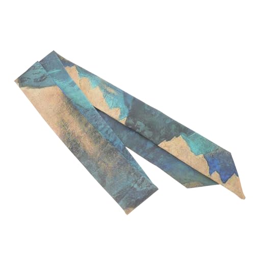 Homoyoyo Langhaar Seidenschal Haarschal Damen Multifunktionaler Haar und Halstuch Schmuck Weiches Langlebiges Haarband Lang für Pferdeschwanz Handtaschen Dekoration und Modisches Styling von Homoyoyo