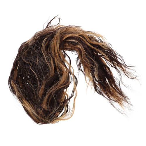 Homoyoyo Langwelliger Synthetischer Haar Extensions Pferdeschwanz Hitzebeständig Lockige Damen Haarkunsthaarverlängerung für Vielseitige Stylings und Auftritte von Homoyoyo