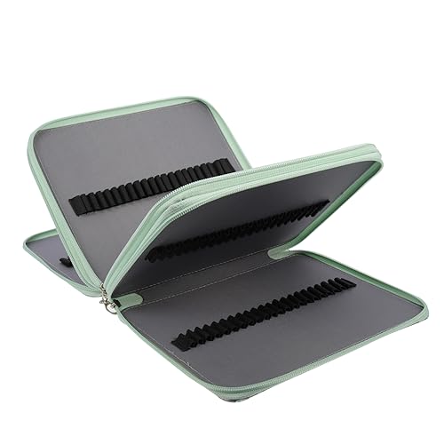 Homoyoyo Lanyard Bleistiftbeutel Slots Große Kapazität Multifunktionale Aufbewahrungstasche für Künstlerbedarf Geeignet für Studenten und Erwachsene mit Reißverschluss und Tragegriff von Homoyoyo