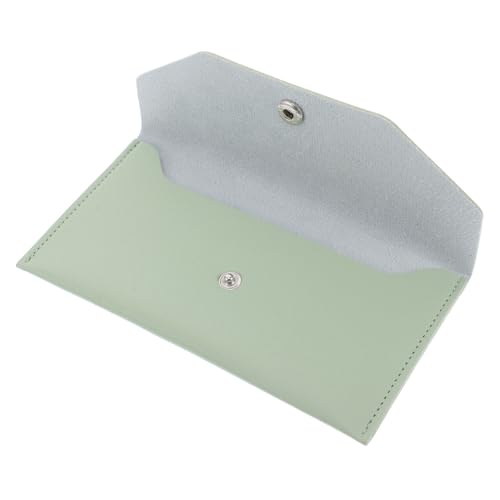 Homoyoyo Pu Leder Geldbörse Für Damen Eleganter Langer Geldbeutel Für Bargeld Und Karten Minimalistisches Design Tragbar Und Praktisch Für Reisen Und Alltag Wassergrün Langlebig Und von Homoyoyo
