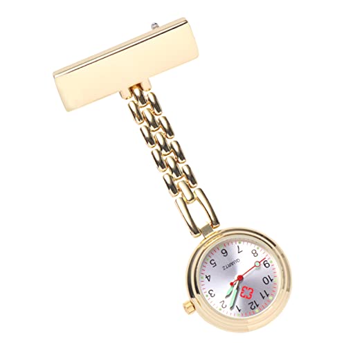 Homoyoyo Legierungstruhe Oberfläche Für Frauen Taschenuhr Pflegeuhr Krankenschwestern Uhren Frauen Krankenschwester Uhr Betrachten Schwesternuhren Für Damen Anhängeruhren Für Damen Roségold von Homoyoyo