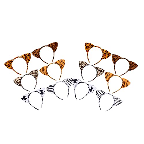 Homoyoyo Leopard-Ohr-Stirnband Für Damen Einzigartiger Haarreifen Mit Katzenohren Für Fesselnde Outfits Und Kreative Looks von Homoyoyo