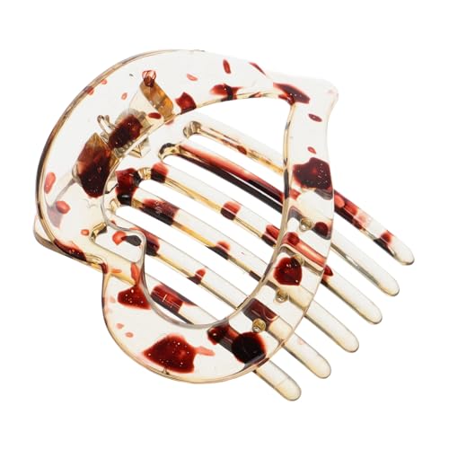 Homoyoyo Herzförmige Haarspange Aus Kunststoff Einfache Haarspangen Für Frauen Stilvolle Haarspangen Frauen Haarklammern Haar-accessoires Für Mädchen Dekorative Haarspange von Homoyoyo