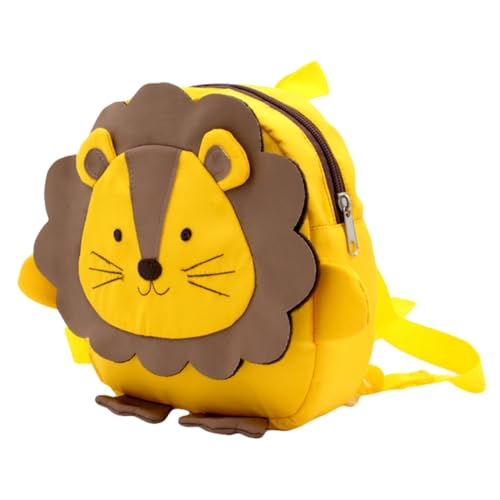 Homoyoyo Lion Design Junge Mädchen-Rucksack Abnehmbarer Anti-Verlust-Gurt Cartoon Praktisches Design Für Kindergarten Schule Verstellbare Träger Für Optimalen Komfort von Homoyoyo