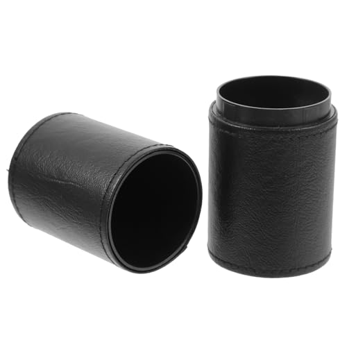 Homoyoyo Make Up Pinsel Organizer aus PU Leder Großer Kosmetik und Stifthalter Eleganter Schminktisch Behälter Praktischer Desktop Organizer für Makeup Pinsel Stifte und Bürsten Schwarz von Homoyoyo