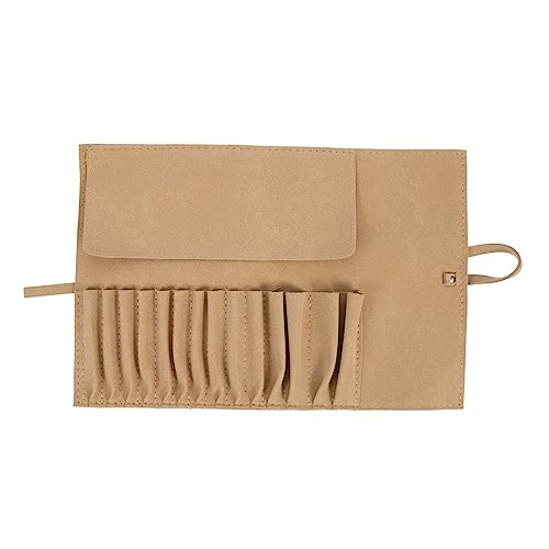 Homoyoyo Make up Pinseltasche Reise Kosmetik Organizer Tragbare Make up Rolltasche Mit Mehreren Fächern Und Kosmetikartikel von Homoyoyo