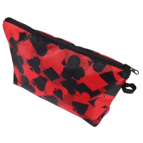 Homoyoyo Make-up-Tasche Mit Reißverschluss Aufbewahrungstasche Für Kosmetika Reisetasche Aus Polyester Tragbar Für Damen Mit Fächern Für Ordnung von Homoyoyo