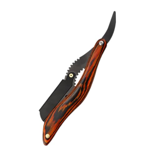 Homoyoyo Bartrasierer Herren Rasierer Manuell für Bart und Tragbarer Barbier Rasierer mit Ergonomischem Holzgriff von Homoyoyo