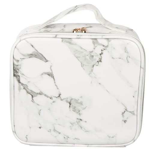 Homoyoyo Marbling Kosmetikkoffer mit Fächern Makeup Organizer Tragbar Handlich für Reise und Alltag Stilvoll Elegant von Homoyoyo