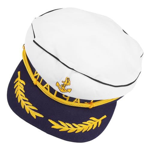 Homoyoyo Matrosenhut Fischerhut Kapitänsmütze Korkhut Union-jack-hut Kappe Stolz Bucket Hat Docker-kappe Ballonmütze Festivalhut Polizeihut Piratenhut Steampunk-hut Nautische Hüte Polyester von Homoyoyo