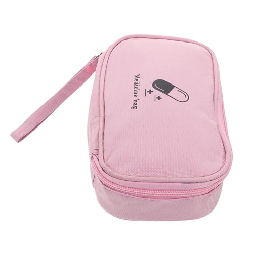 Homoyoyo Medikamententasche Reiseapotheke Kleine Medizin Organizer Tragbar für Camping Outdoor Business mit Mehrfachfächern und Robustem Material in Rosa Homoyoyo Medikamententasche Reiseapotheke Kleine Medizin Organizer Tragbar für Camping Outdoor Business mit Mehrfachfächern und Robustem Material in Rosa von Homoyoyo