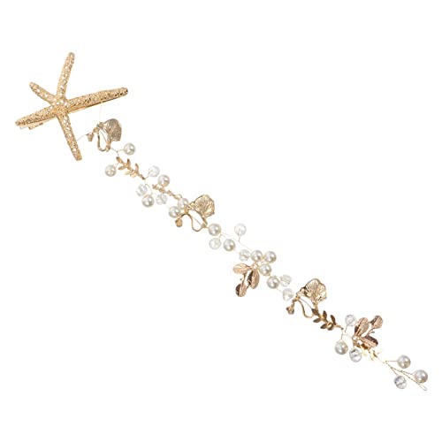 Homoyoyo Perlen Stirnband Für Haare Retro Haarschmuck Hochzeit Kopfschmuck Stilvolles Perlen Haaraccessoires Langlebiger Schmuck Für Damen von Homoyoyo