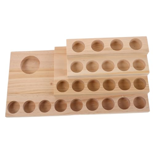 Homoyoyo Mehrschichtiger Ölständer Für 2 Schicht Öle Mehrere Flaschen Oder Badezimmer Organizer Regal Tischplatte Regal Cm/Cm Duft Holz Ätherische Arbeitsplatten Cm/Cm von Homoyoyo