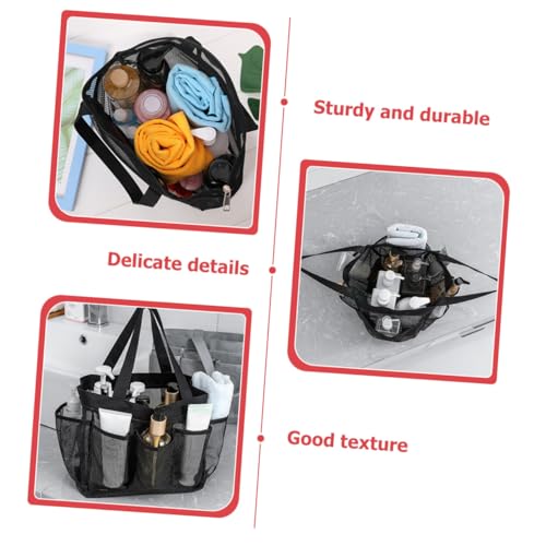 Homoyoyo Mesh Design wasserdichte Kulturtasche mit Großem Öffnungsfach Tragbarer Outdoor Toiletry Bag für Damen und Herren Multifunktionale Kosmetiktasche aus Robustem Netzstoff für Reisen von Homoyoyo