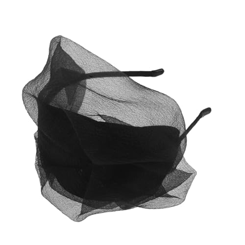 Homoyoyo Mesh Stirnband Damen Halb hut mit Netzstoff Atmungsaktiv und Komfortabel Kaschiert Graue Haare und Hohen Haaransatz Modisches Fascinator Haarband für Hochzeit Party und Teeparty von Homoyoyo
