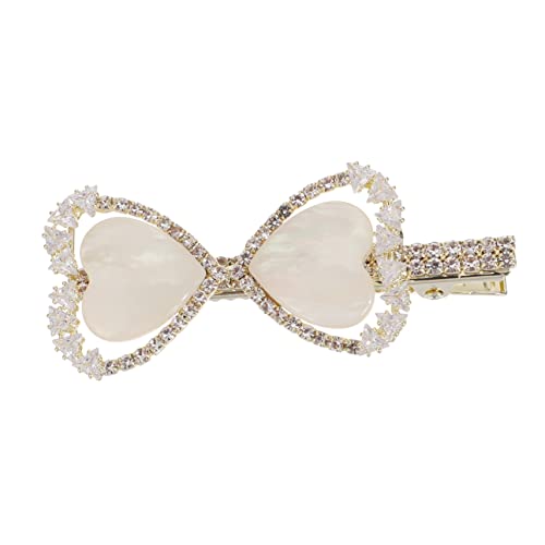 Homoyoyo Metall Haarspangen Damen Geometrisch Herzform mit Funkelnden Strasssteinen Haarklammern für Frauen Mädchen Teens Stilvolle Schmuckclips für Vielseitige Frisuren von Homoyoyo