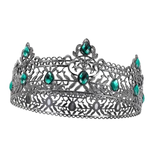 Homoyoyo Metallkrone Für Männer Mittelalterliches Design Für Cosplay Kostümzubehör Abschlussballkönig-accessoire Königliches Kopfstück Haarschmuck Für Feiern von Homoyoyo