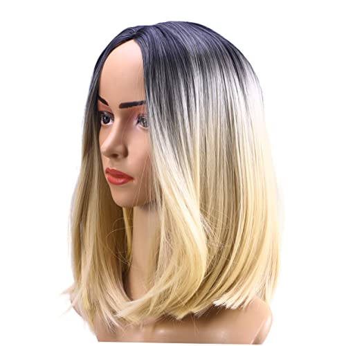 Homoyoyo Bob-perücke Für Damen Farbverlauf Kosmetik Kunsthaar Kurzhaar-perücken Spitze Hochtemperatur-bob-haarteil Homoyoyo Bob-perücke Für Damen Farbverlauf Kosmetik Kunsthaar Kurzhaar-perücken Spitze Hochtemperatur-bob-haarteil von Homoyoyo