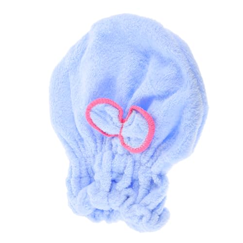 Homoyoyo Mikrofaser Haarturban mit Bowknot Schnelltrocknende Duschhaube für Damen Elastisch Super Saugfähig für Gym Reisen und Tägliche Anwendungen Zufällige Knotfarben Zufällige Farbe von Homoyoyo
