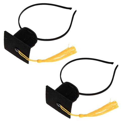 Homoyoyo 2stücke Abschluss Haarreifen Party Stirnband Graduation Kopfschmuck Festlicher Haarschmuck Für Abschlussfeier Kopfschmuck Für Festlichkeiten von Homoyoyo