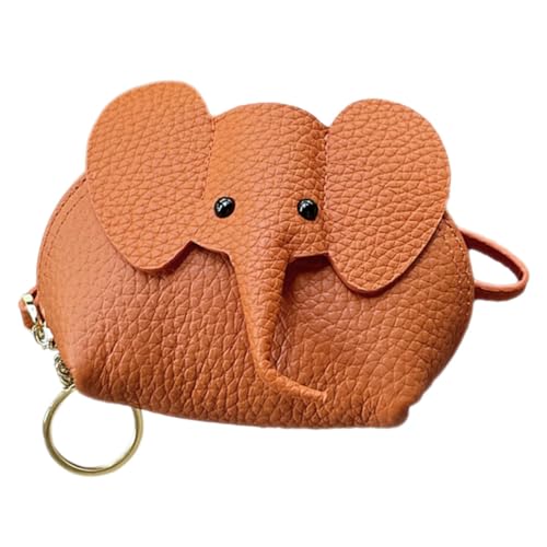 Homoyoyo Mini-Clutch Kleine Taschen für Frauen Frau Tasche Mini -Tasche süße Tasche Karikatur Münze süße Geldbörse Elefanten-Geldbörse kleine Geldbörsen kleine damengeldbörse Echtes Leder von Homoyoyo
