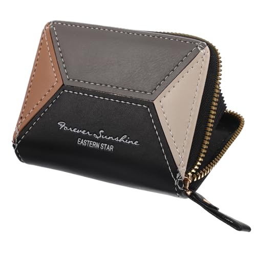 Homoyoyo Kartenetui Damen Kleines Portemonnaie PU Mehrere Kartenfächer Kompakte Ausweistasche für Büro Reisen von Homoyoyo